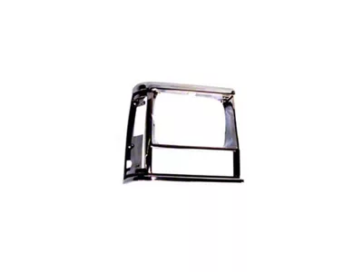 Omix-ADA RH Chrome Blk Headlight Bezel 84-01 Cherokee XJ - 12419.14