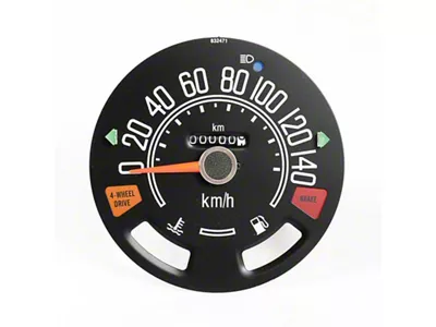 Omix-ADA Speedometer Gauge 80-86 Jeep CJ Models - 17207.04