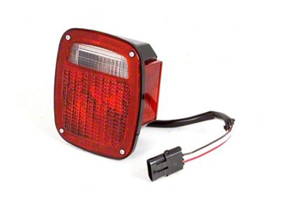 Omix-ADA Tail Light Black Housing RH 87-90 Jeep Wrangler - 12403.12