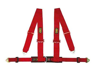 OMP 4 Point Harness - Red - DA0-0507-A01-061