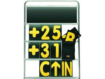 OMP Aluminium Pit Board - NC0-1068