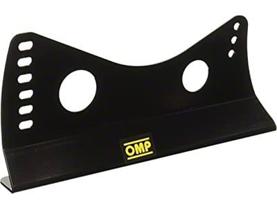 OMP Seat Brackets w/ Lateral Attachments Steel Thick 3MM Black - HC0-0733-B01