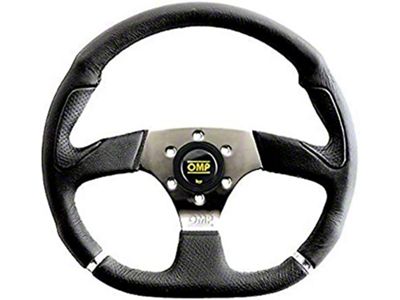 OMP Cromo Steering Wheel w/ 3 Steel Spokes Supplied - OD0-2018-189