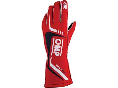 OMP First Evo Gloves Red - Size XL Fia 8856-2018 - IB0-0767-A01-061-XL