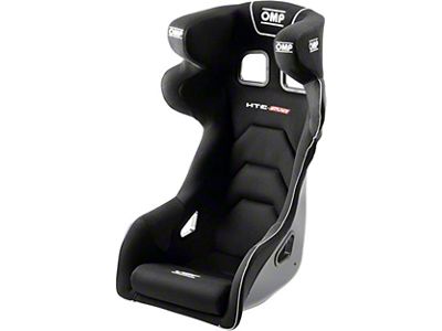 OMP HTE Series Evo Fibreglass Seat - Black - HA0-0818-A01-071