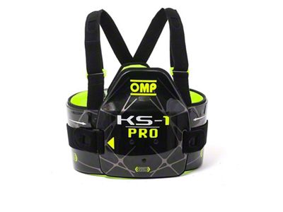 OMP KS-1 Pro Body Protection Black/Y - Size M Fia - KK0-0049-A01-178-M
