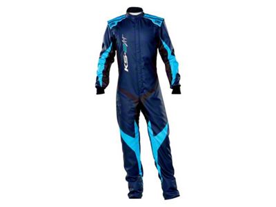 OMP KS-2 Art Suit Navy Blue/Cyan - Size 48 - KA0-1729-A01-244-48