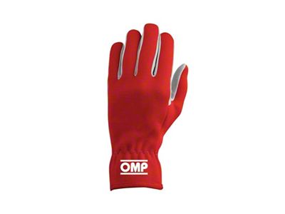 OMP Red Rally Gloves - Size XL - IB0-0702-A01-061-XL
