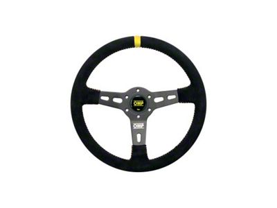 OMP RS Steering Wheel Black/Yellow D 350 - OD0-2055-071