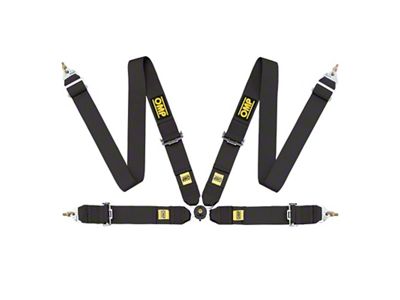 OMP Safety Harness First 3In 4 Points Black Fia 8854/98 - DA0-0801-B01-071