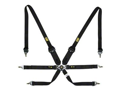 OMP Safety Harness One 2In Endurance Black Pull Down - DA0-0205-A02-071