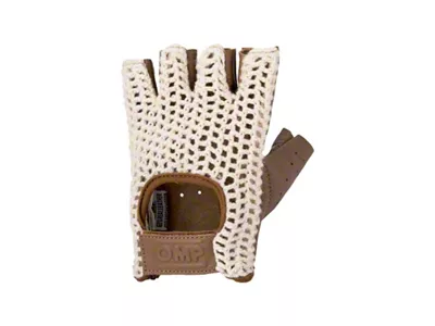 OMP Tazio Vintage Glove Cream/Brown Leather - SizeM - IB0-0747-A01-010-M