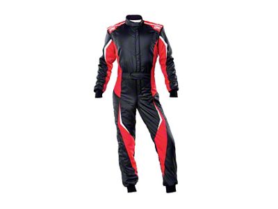 OMP Tecnica Evo Overall My21 Black/Red - Size 50 Fia - IA0-1859-B01-073-50