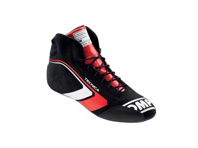 OMP Tecnica Shoes Black/Red - Size 45 Fia 8856-2018 - IC0-0823-A01-073-45