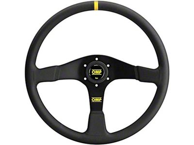 OMP Velocita 380 Flat 380mm - Small Suede Black - OD0-1987-071