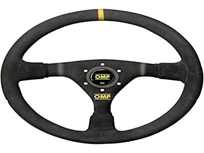 OMP WRC Mid-Depth 350mm Dished - Small Suede Black - OD0-1979-071