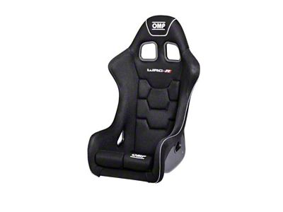 OMP WRC Series Fiberglass Seat - Black - HA0-0773-B01-071