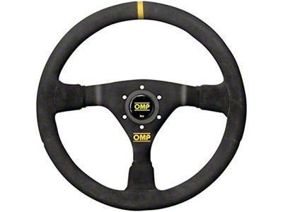OMP WRC Steering Wheel - Large Leather Black - OD0-1980-071