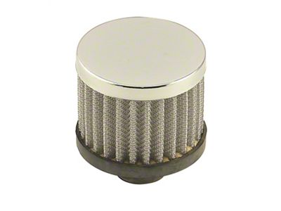Mr. Gasket Open Element Breather; Fits 1.22 in. O.D. Hole; 3 1/8 in. Tall; 3 in. O.D.; - 2049