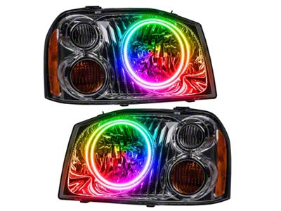 Oracle 01-04 Nissan Frontier SMD HL - Dual Halo - 7178-504