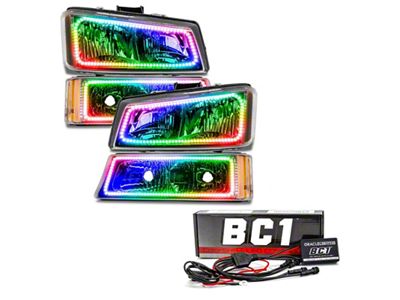 Oracle 03-06 Chevy Silverado Pre-Assembled Headlights w/Parking Lights- w/ BC1 - 8205-335