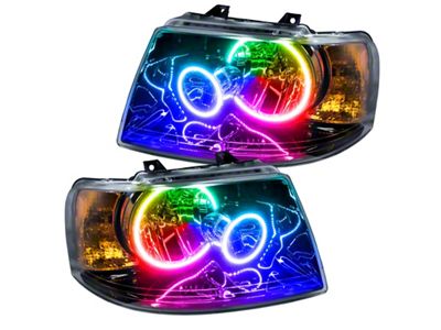 Oracle 03-06 Ford Expedition SMD HL - Black - ColorSHIFT - 7154-334