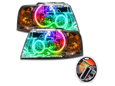 Oracle 03-06 Ford Expedition SMD HL - Chrome - ColorSHIFT - 7153-330