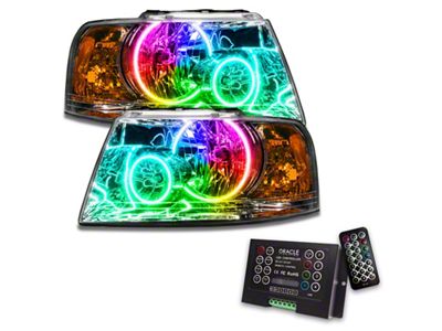 Oracle 03-06 Ford Expedition SMD HL - Chrome - ColorSHIFT - 7153-333