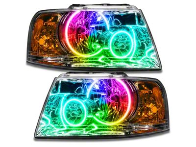 Oracle 03-06 Ford Expedition SMD HL - Chrome - ColorSHIFT - 7153-334
