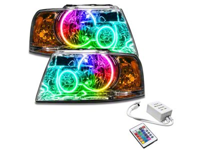 Oracle 03-06 Ford Expedition SMD HL - Chrome - ColorSHIFT - 7153-504