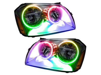 Oracle 05-07 Dodge Magnum SMD HL - Chrome - ColorSHIFT - 7157-334