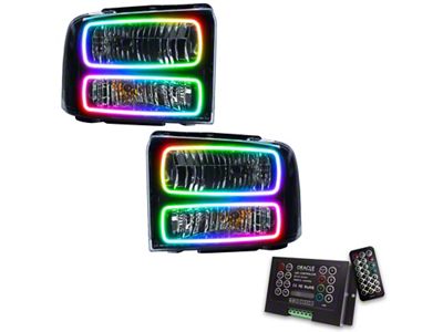 Oracle 05-07 Ford F-250/350 SMD HL - Black - ColorSHIFT - 7161-333
