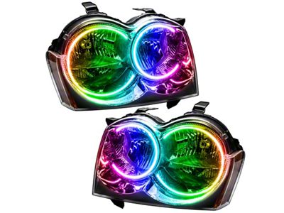 Oracle 05-07 Jeep Grand Cherokee SMD HL Non-HID - ColorSHIFT - 8164-334