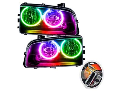 Oracle 05-10 Dodge Charger SMD HL Non-HID - ColorSHIFT SEE - 7022-330