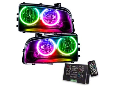 Oracle 05-10 Dodge Charger SMD HL Non-HID - ColorSHIFT w/ - 7022-333