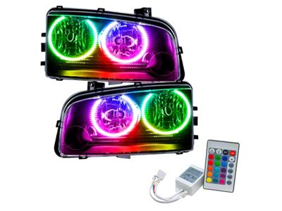 Oracle 05-10 Dodge Charger SMD HL Non-HID - ColorSHIFT w/ - 7022-504