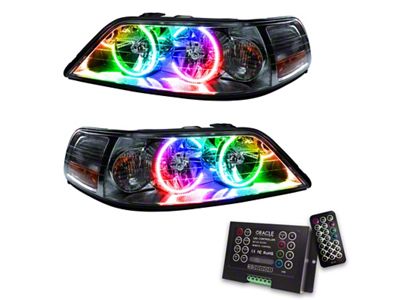 Oracle 05-11 Lincoln Town Car SMD HL Non-HID - ColorSHIFT - 7155-333