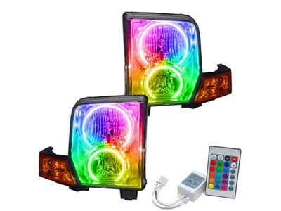 Oracle 06-10 Jeep Commander SMD HL - ColorSHIFT w/ Simple - 7063-504