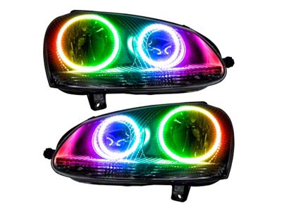Oracle 06-10 Volkswagen Jetta SMD HL - Chrome - ColorSHIFT - 7098-334