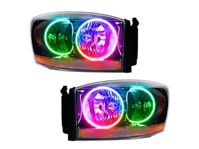 Oracle 06 Dodge Ram SMD HL - Black - ColorSHIFT - 7033-334