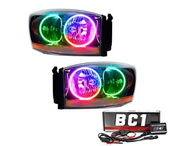 Oracle 06 Dodge Ram SMD HL - Black - ColorSHIFT - 7033-335