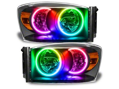 Oracle 07-08 Dodge Ram SMD HL - Black - ColorSHIFT - 8187-334