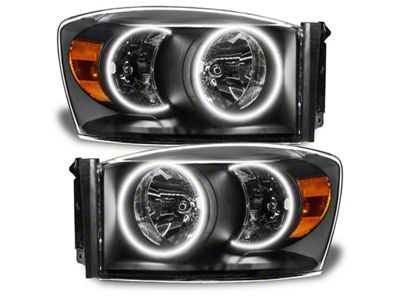 Oracle 07-08 Dodge Ram SMD HL - Black - White - 8187-001
