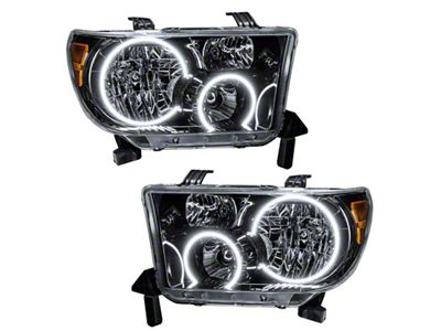 Oracle 07-11 Toyota Tundra Pre-Assembled Headlights - Black Housing - 7119-001
