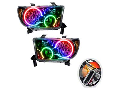 Oracle 07-11 Toyota Tundra Pre-Assembled Headlights - Black Housing - 7119-330