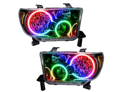 Oracle 07-11 Toyota Tundra Pre-Assembled Headlights - Black Housing - 7119-334