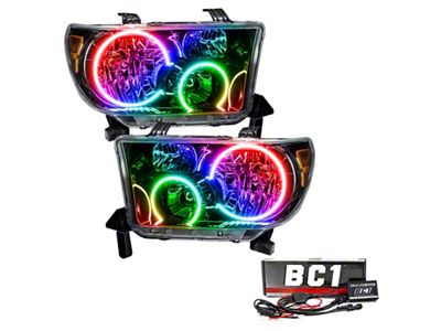 Oracle 07-11 Toyota Tundra Pre-Assembled Headlights - Black Housing - 7119-335
