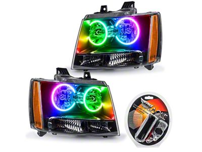 Oracle 07-13 Chevrolet Avalanche Pre-Assembed SMD Headlights - ColorSHIFT SEE - 7001-330