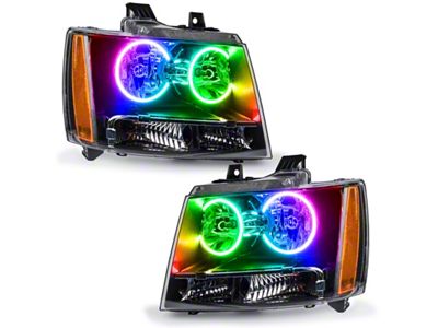Oracle 07-13 Chevrolet Avalanche Pre-Assembed SMD Headlights - ColorSHIFT w/o - 7001-334