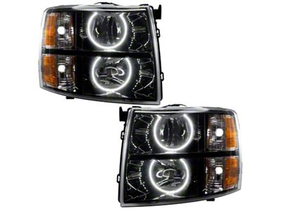Oracle 07-13 Chevrolet Silverado SMD HL - Black - Round - 7105-001
